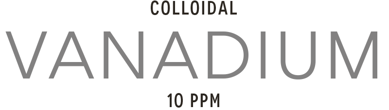 Colloidal vanadium 10ppm manufactured with high voltage plasma technology