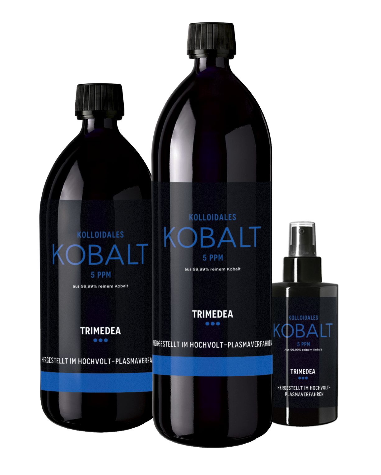 Kolloidales Kobalt in Violettglasflasche 100ml, 500ml und 1000ml